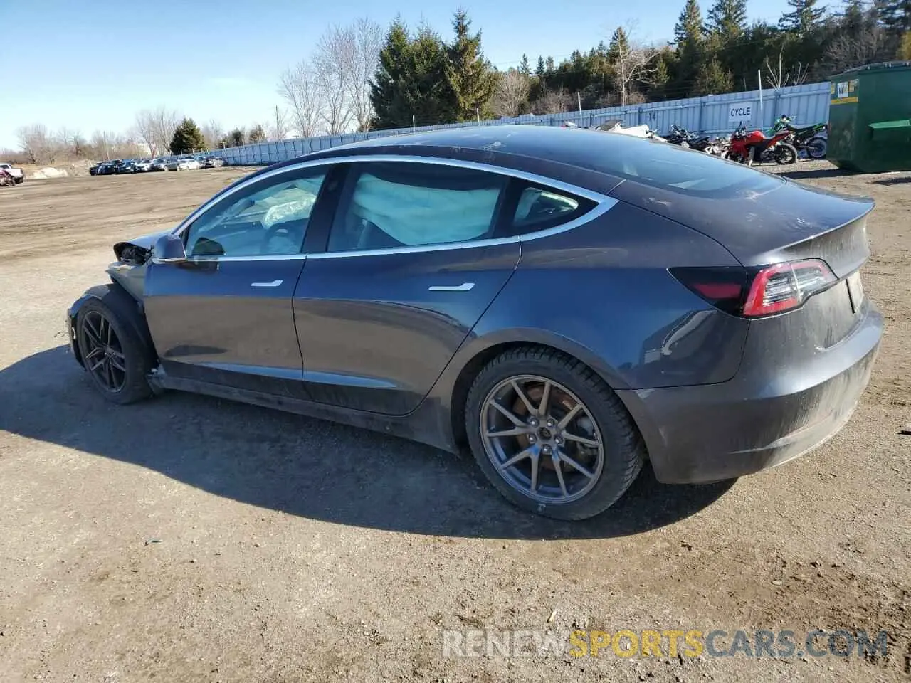 2 Фотография поврежденного автомобиля 5YJ3E1EB8KF452023 TESLA MODEL 3 2019