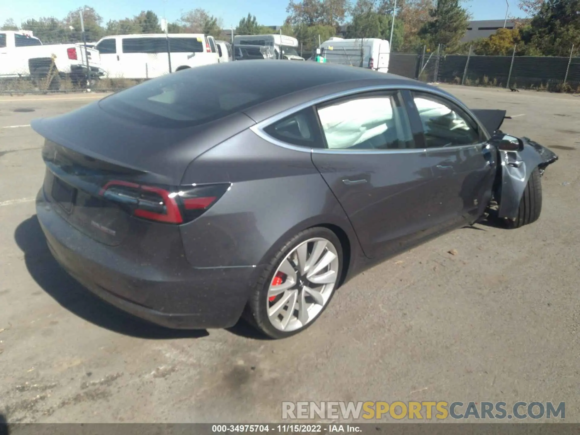 4 Photograph of a damaged car 5YJ3E1EB8KF454886 TESLA MODEL 3 2019