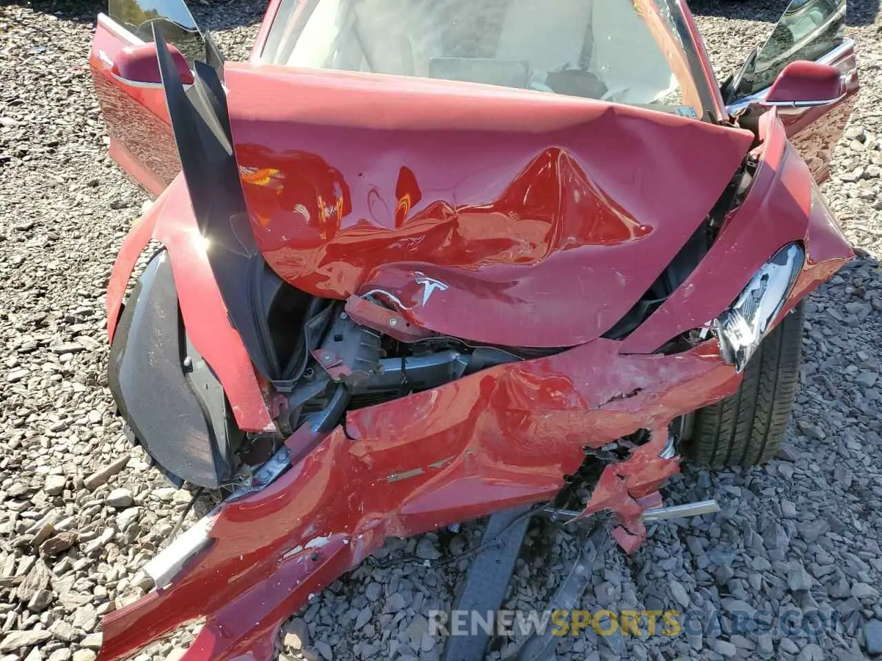 11 Photograph of a damaged car 5YJ3E1EB8KF454936 TESLA MODEL 3 2019