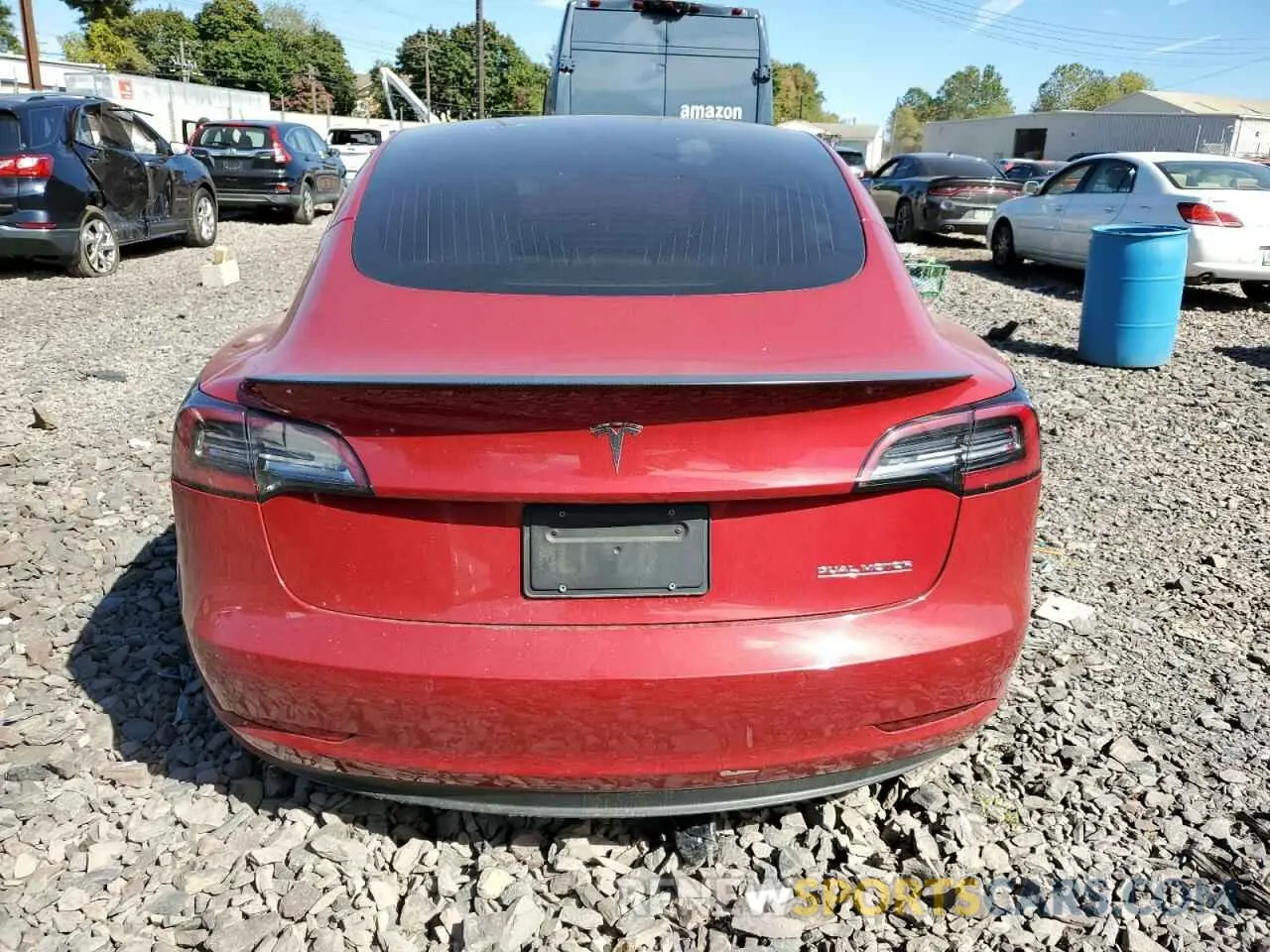 6 Photograph of a damaged car 5YJ3E1EB8KF454936 TESLA MODEL 3 2019