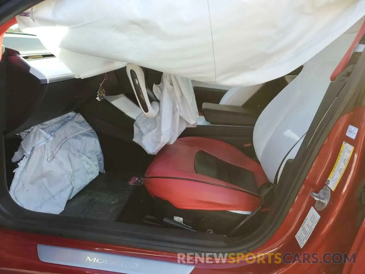 7 Photograph of a damaged car 5YJ3E1EB8KF454936 TESLA MODEL 3 2019