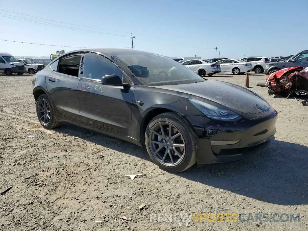 4 Photograph of a damaged car 5YJ3E1EB9KF209319 TESLA MODEL 3 2019