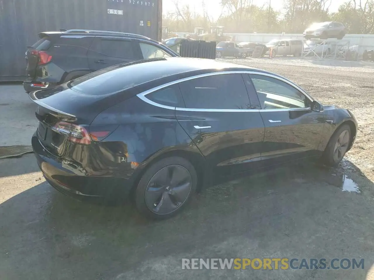 3 Photograph of a damaged car 5YJ3E1EB9KF384282 TESLA MODEL 3 2019