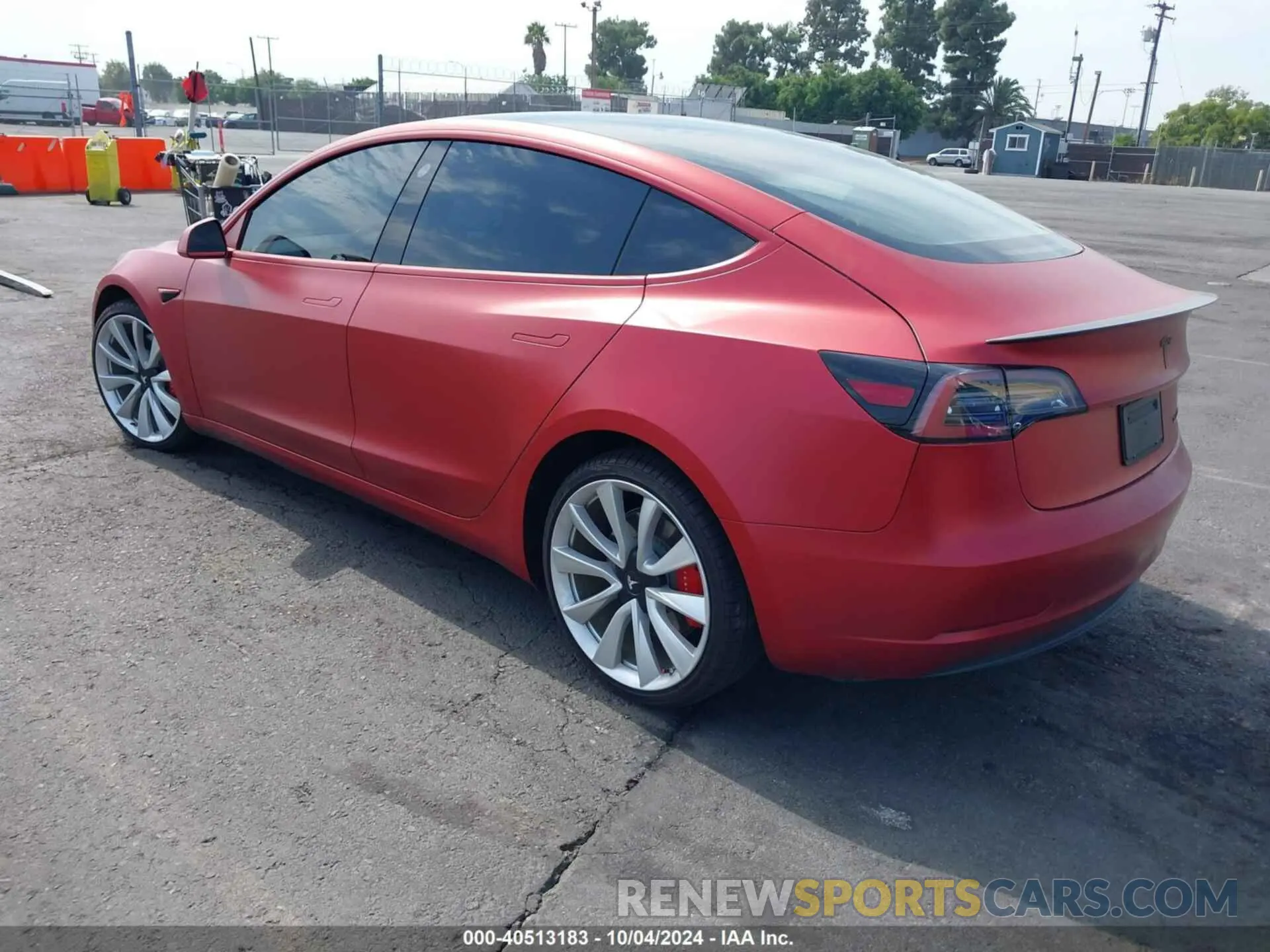 3 Photograph of a damaged car 5YJ3E1EB9KF413635 TESLA MODEL 3 2019