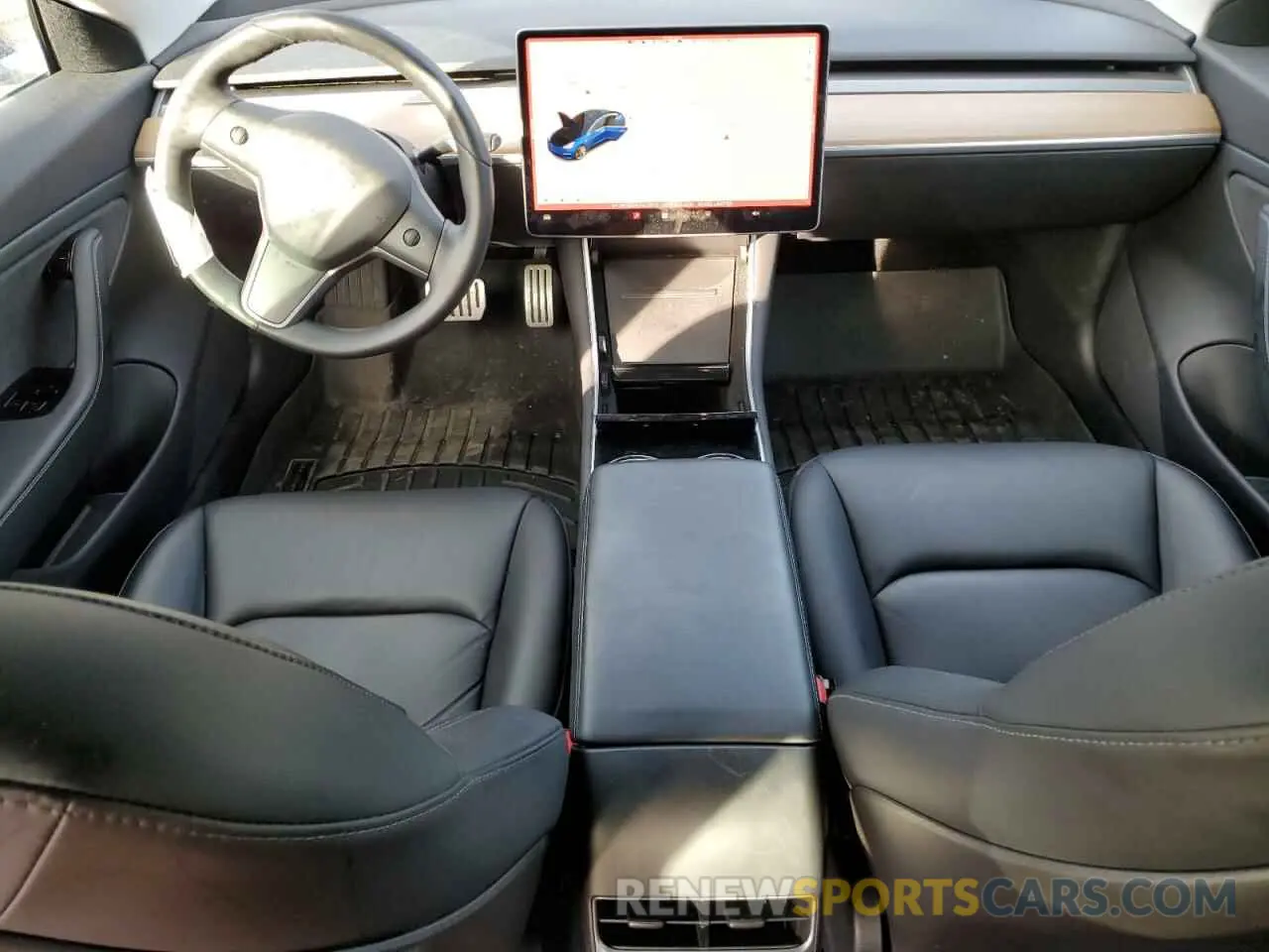 8 Photograph of a damaged car 5YJ3E1EB9KF422013 TESLA MODEL 3 2019