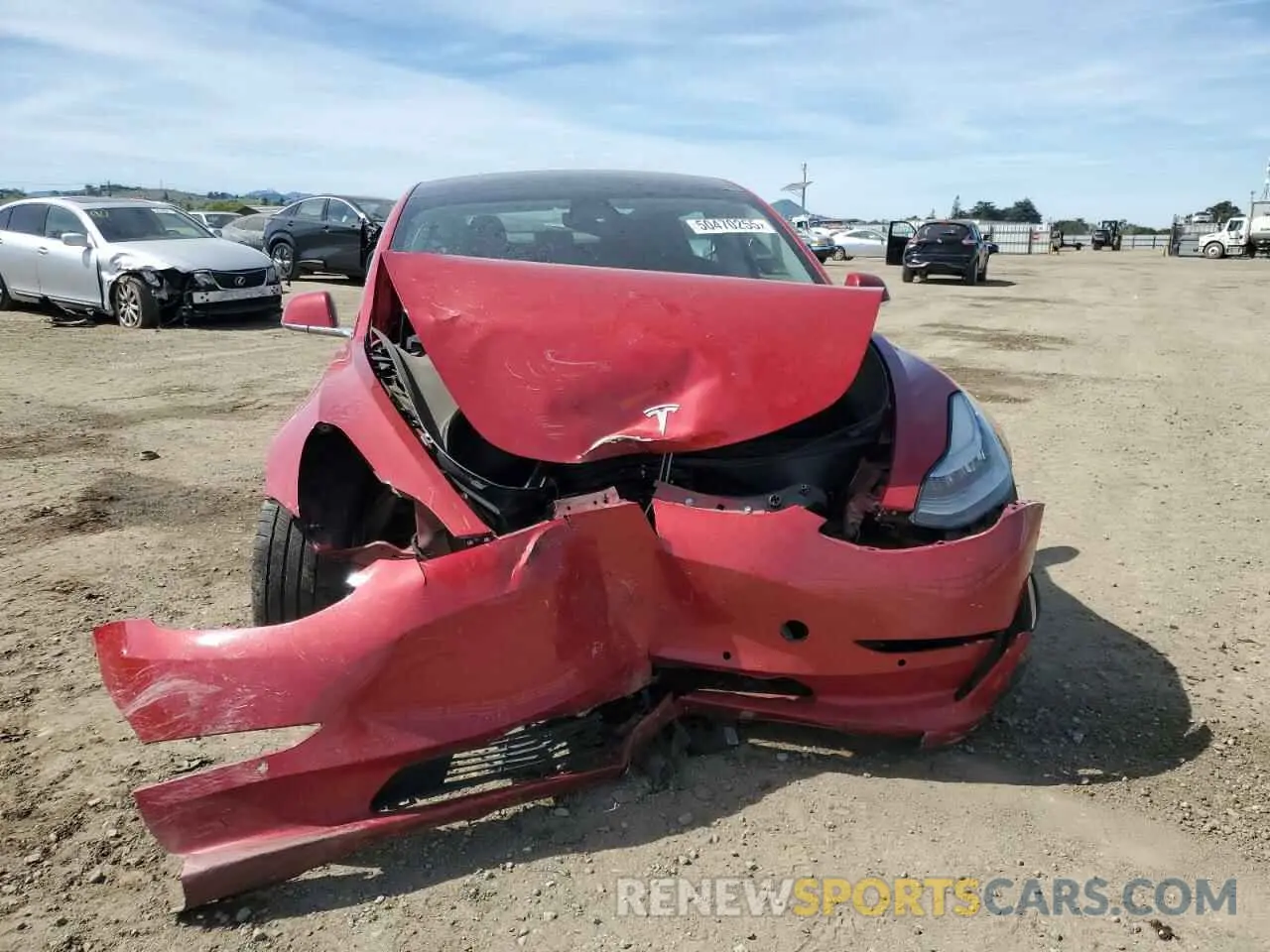 5 Photograph of a damaged car 5YJ3E1EB9KF432850 TESLA MODEL 3 2019