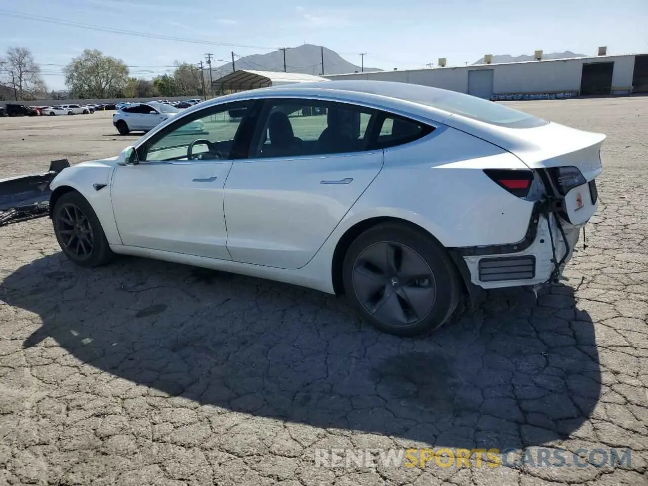 2 Photograph of a damaged car 5YJ3E1EB9KF436963 TESLA MODEL 3 2019
