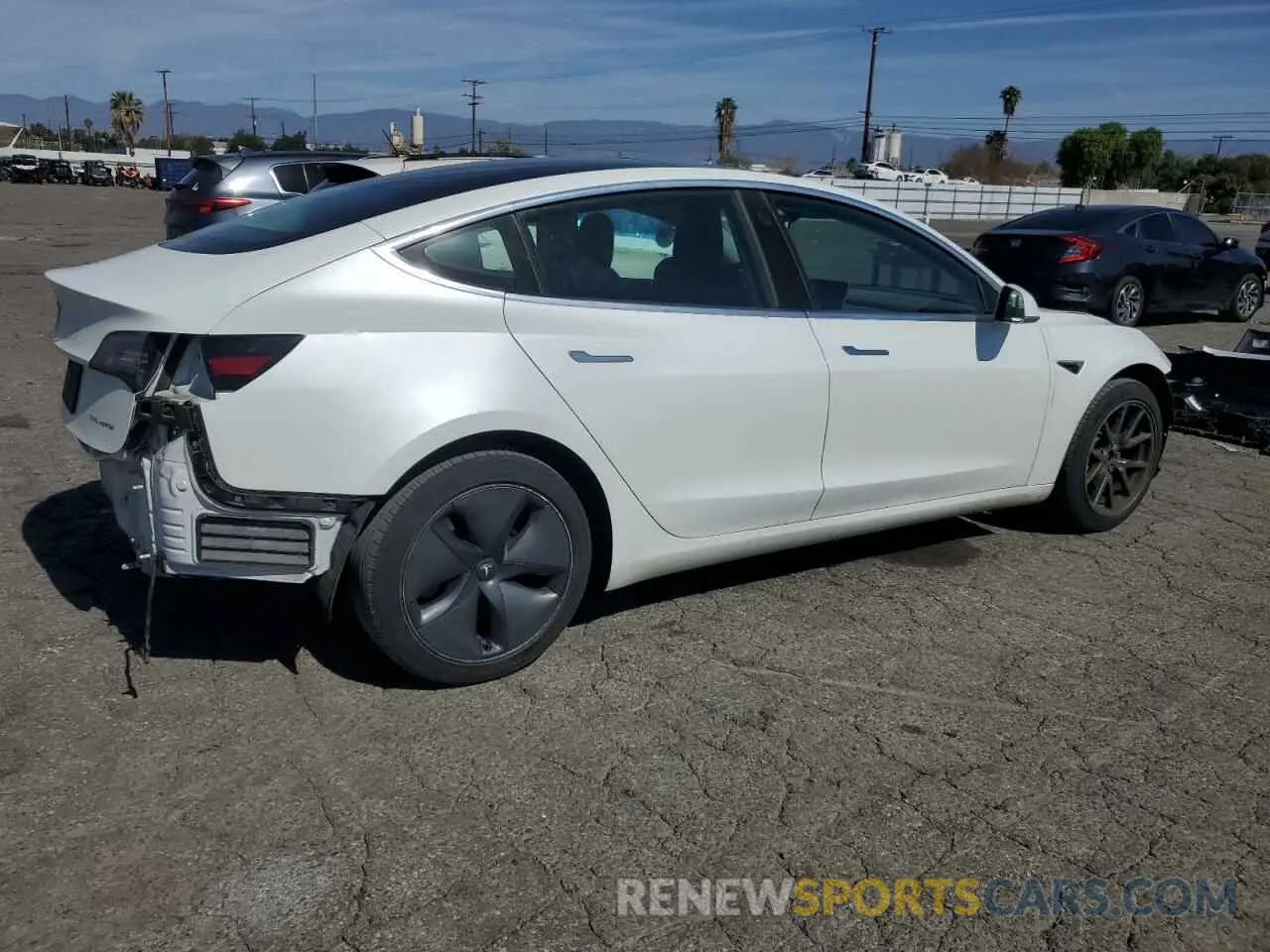 3 Photograph of a damaged car 5YJ3E1EB9KF436963 TESLA MODEL 3 2019