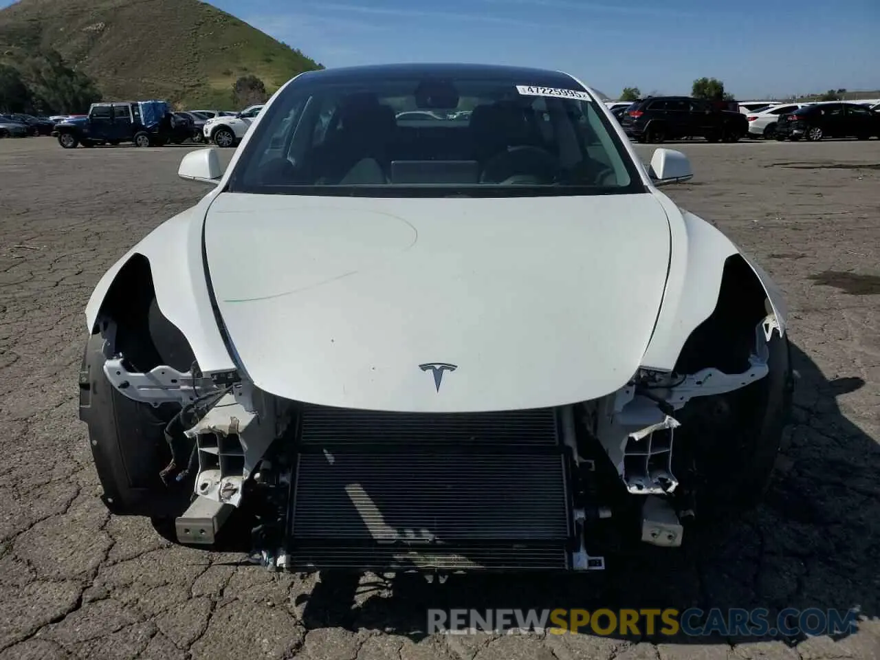 5 Photograph of a damaged car 5YJ3E1EB9KF436963 TESLA MODEL 3 2019