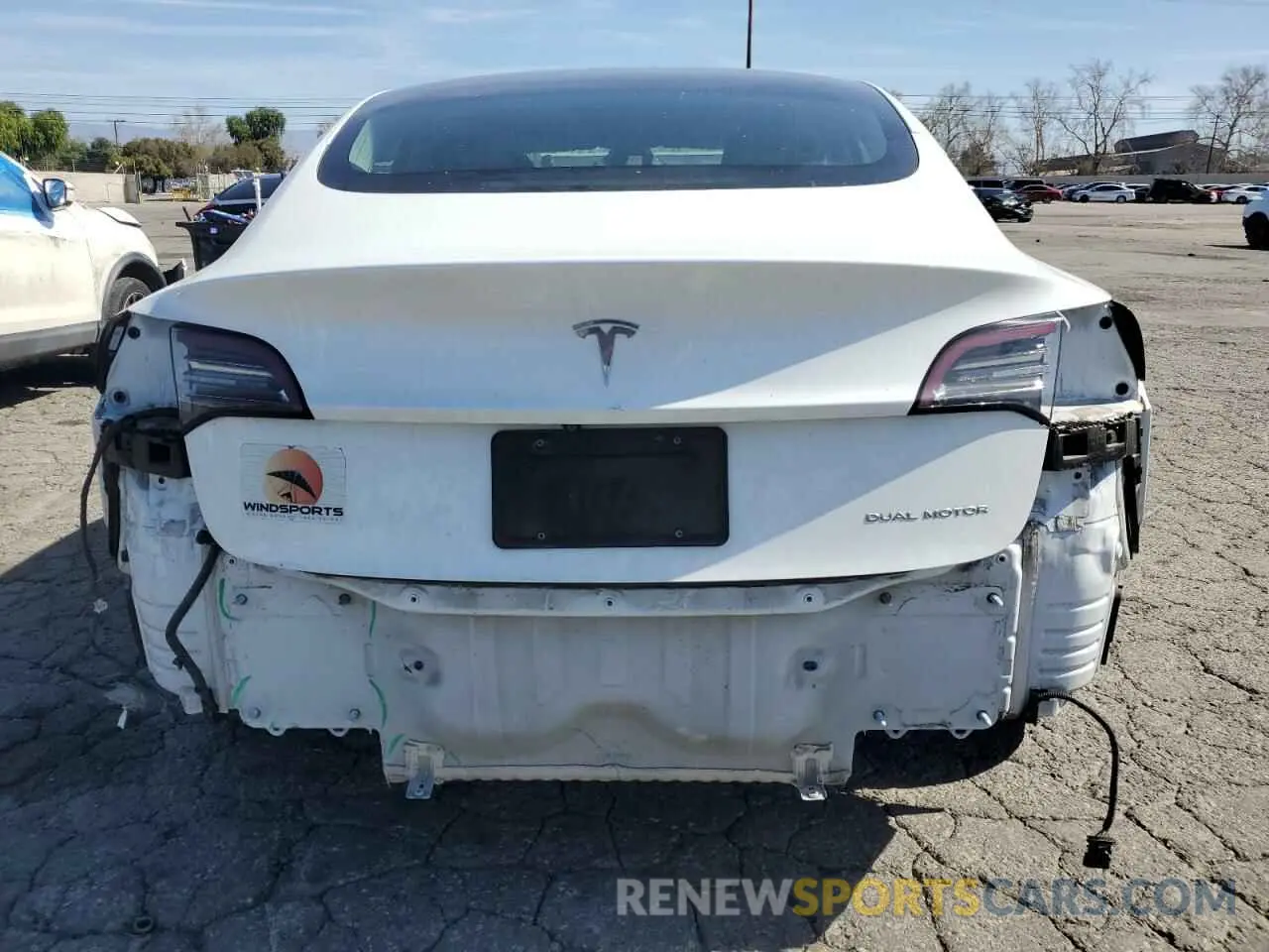 6 Photograph of a damaged car 5YJ3E1EB9KF436963 TESLA MODEL 3 2019