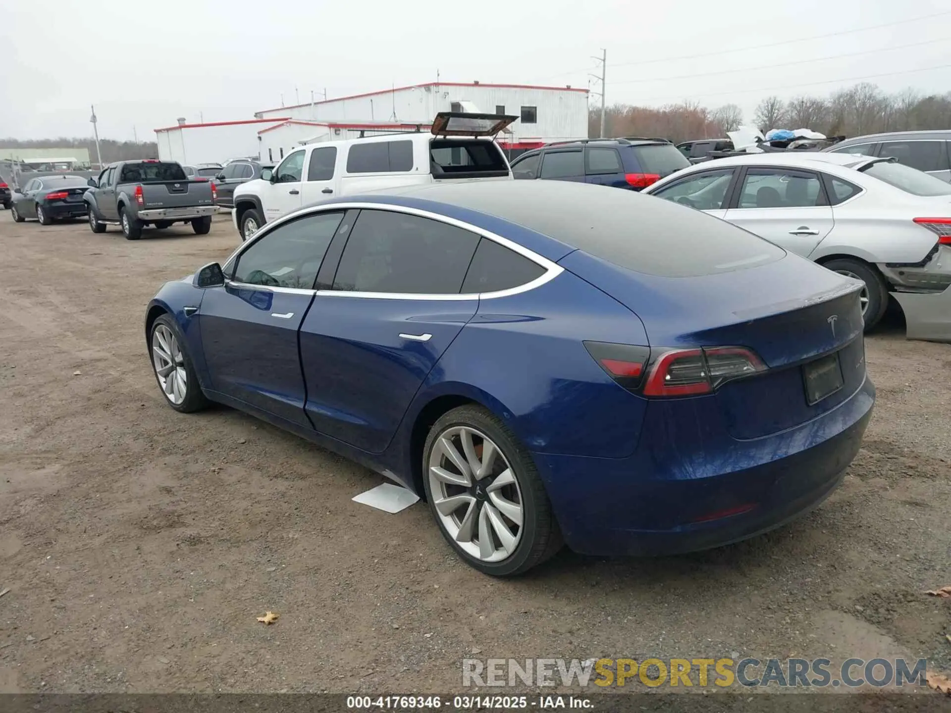3 Photograph of a damaged car 5YJ3E1EB9KF454007 TESLA MODEL 3 2019