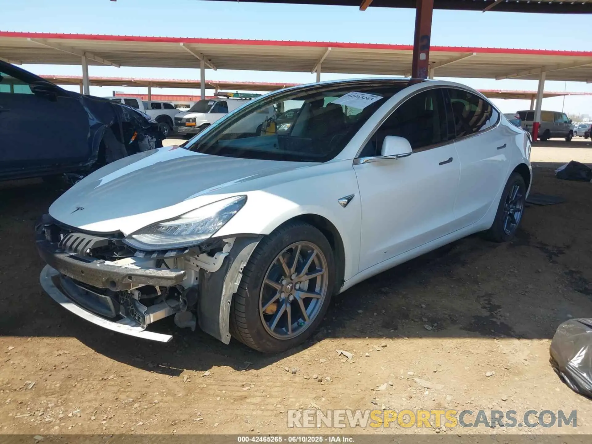 2 Фотография поврежденного автомобиля 5YJ3E1EB9KF511161 TESLA MODEL 3 2019