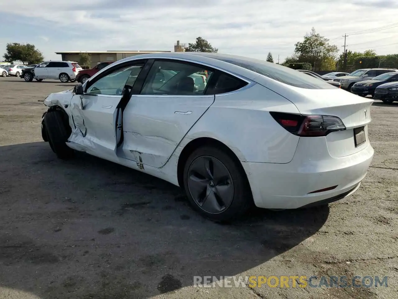 2 Photograph of a damaged car 5YJ3E1EB9KF511807 TESLA MODEL 3 2019