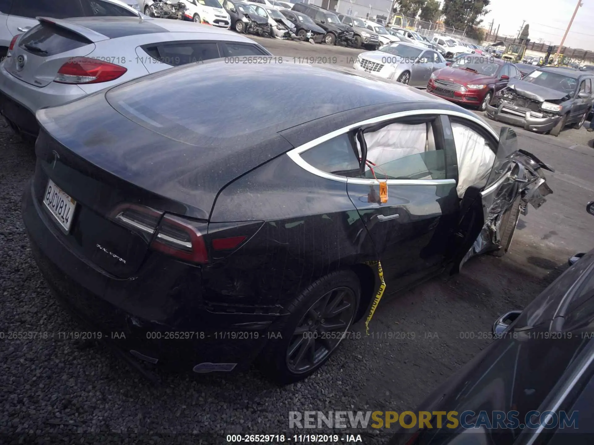 4 Photograph of a damaged car 5YJ3E1EBXKF191123 TESLA MODEL 3 2019