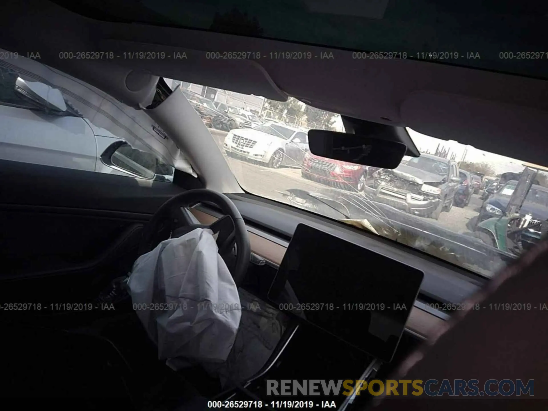 7 Photograph of a damaged car 5YJ3E1EBXKF191123 TESLA MODEL 3 2019