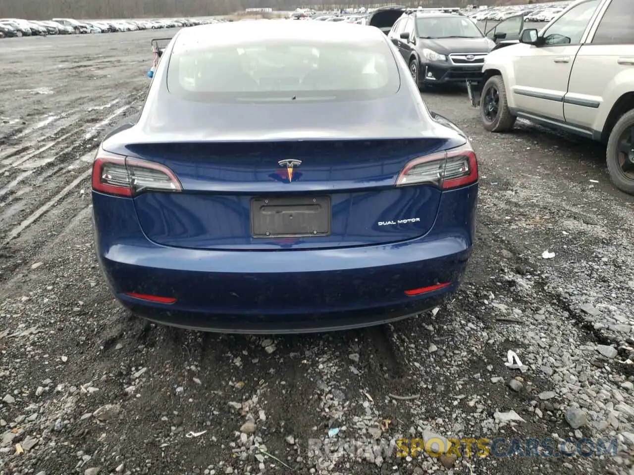 6 Photograph of a damaged car 5YJ3E1EBXKF389877 TESLA MODEL 3 2019