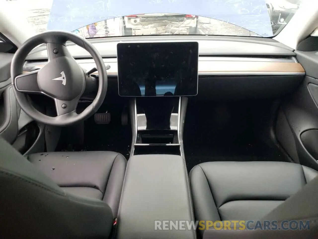 8 Photograph of a damaged car 5YJ3E1EBXKF389877 TESLA MODEL 3 2019