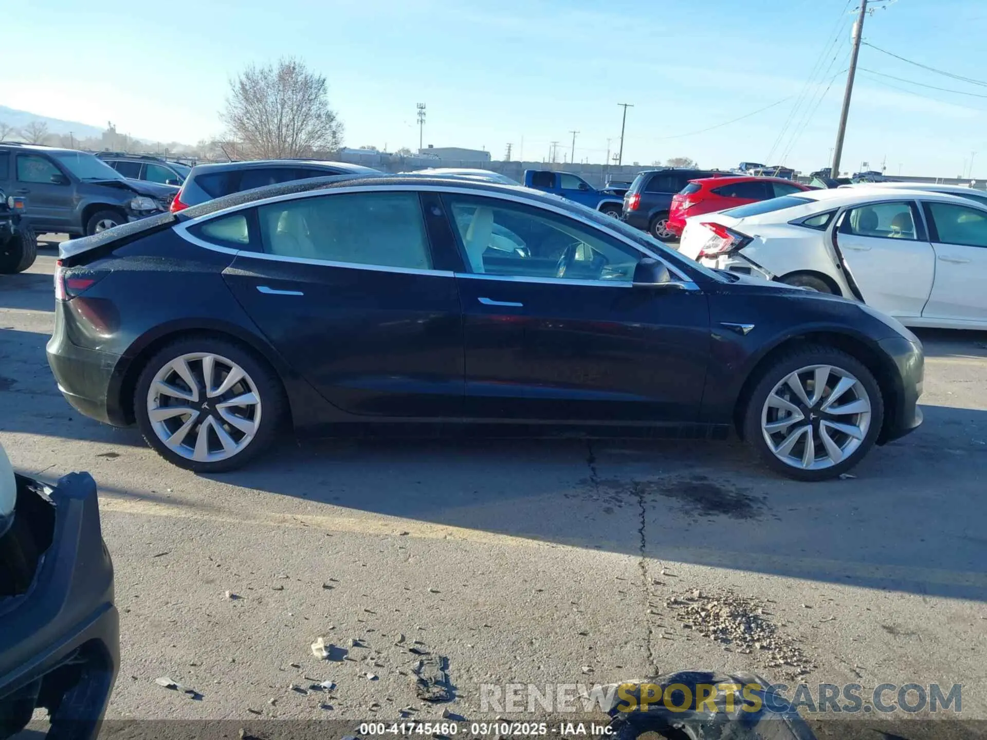 14 Photograph of a damaged car 5YJ3E1EBXKF392147 TESLA MODEL 3 2019