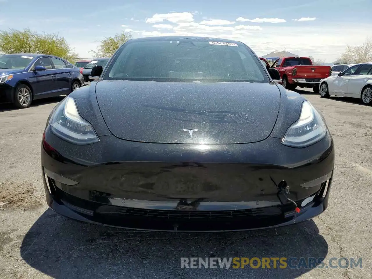 5 Photograph of a damaged car 5YJ3E1EBXKF413434 TESLA MODEL 3 2019