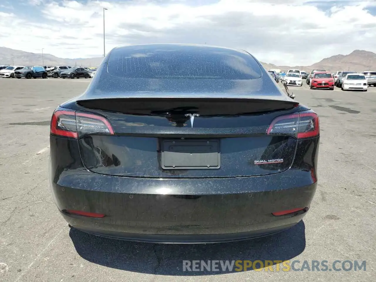 6 Photograph of a damaged car 5YJ3E1EBXKF413434 TESLA MODEL 3 2019