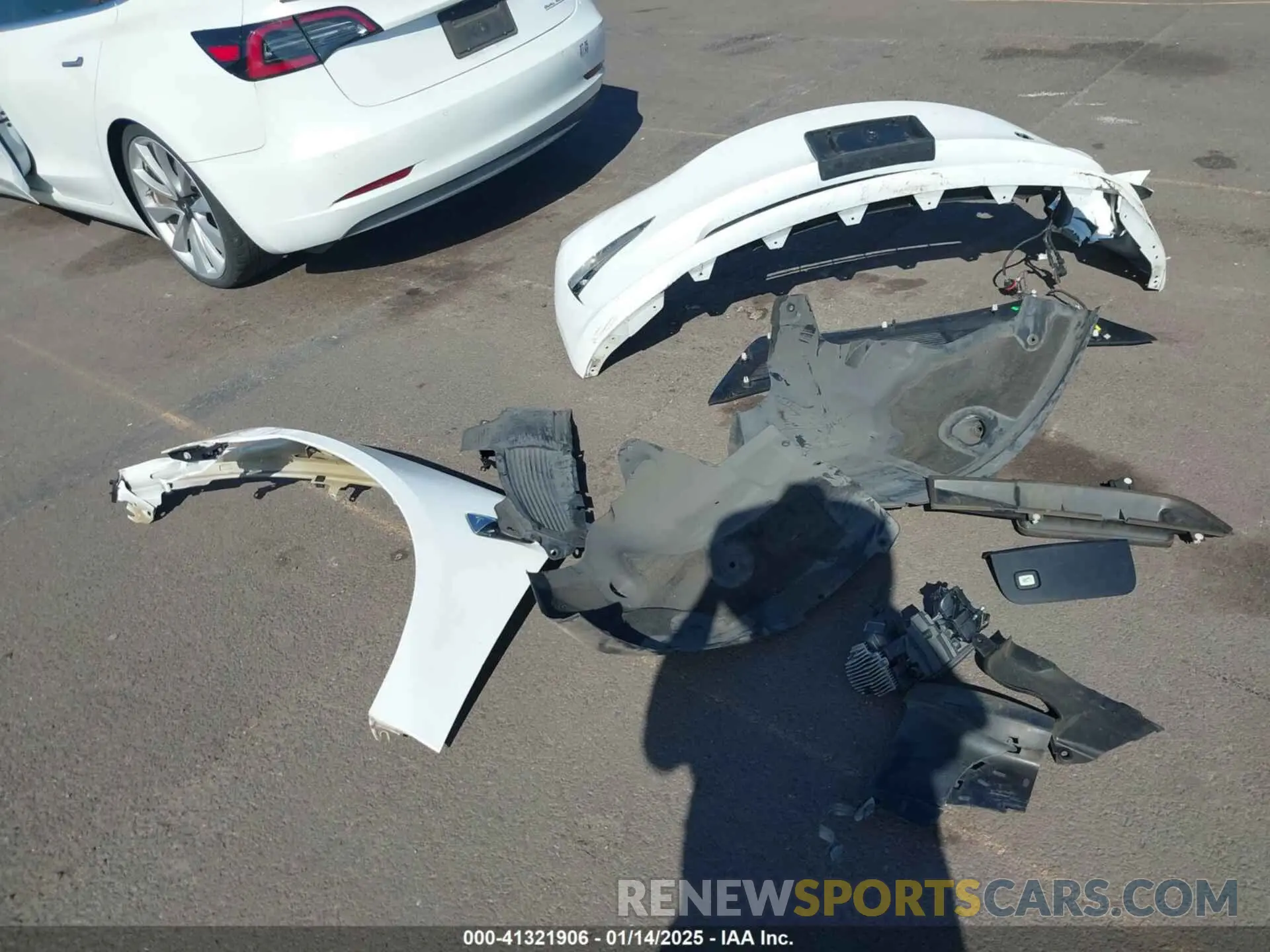 12 Photograph of a damaged car 5YJ3E1EBXKF413806 TESLA MODEL 3 2019