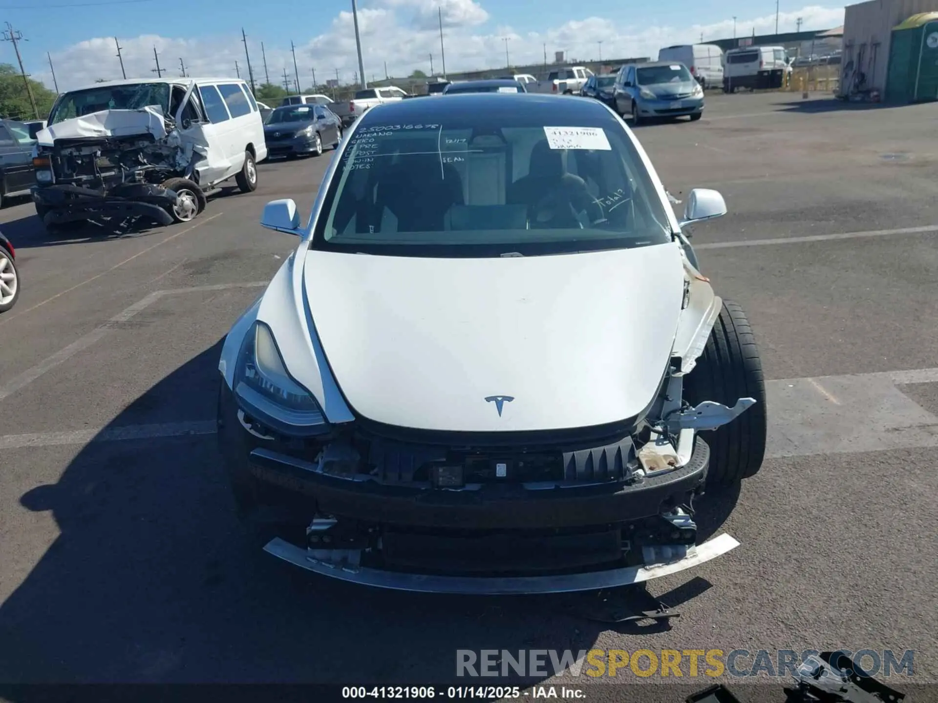 13 Photograph of a damaged car 5YJ3E1EBXKF413806 TESLA MODEL 3 2019