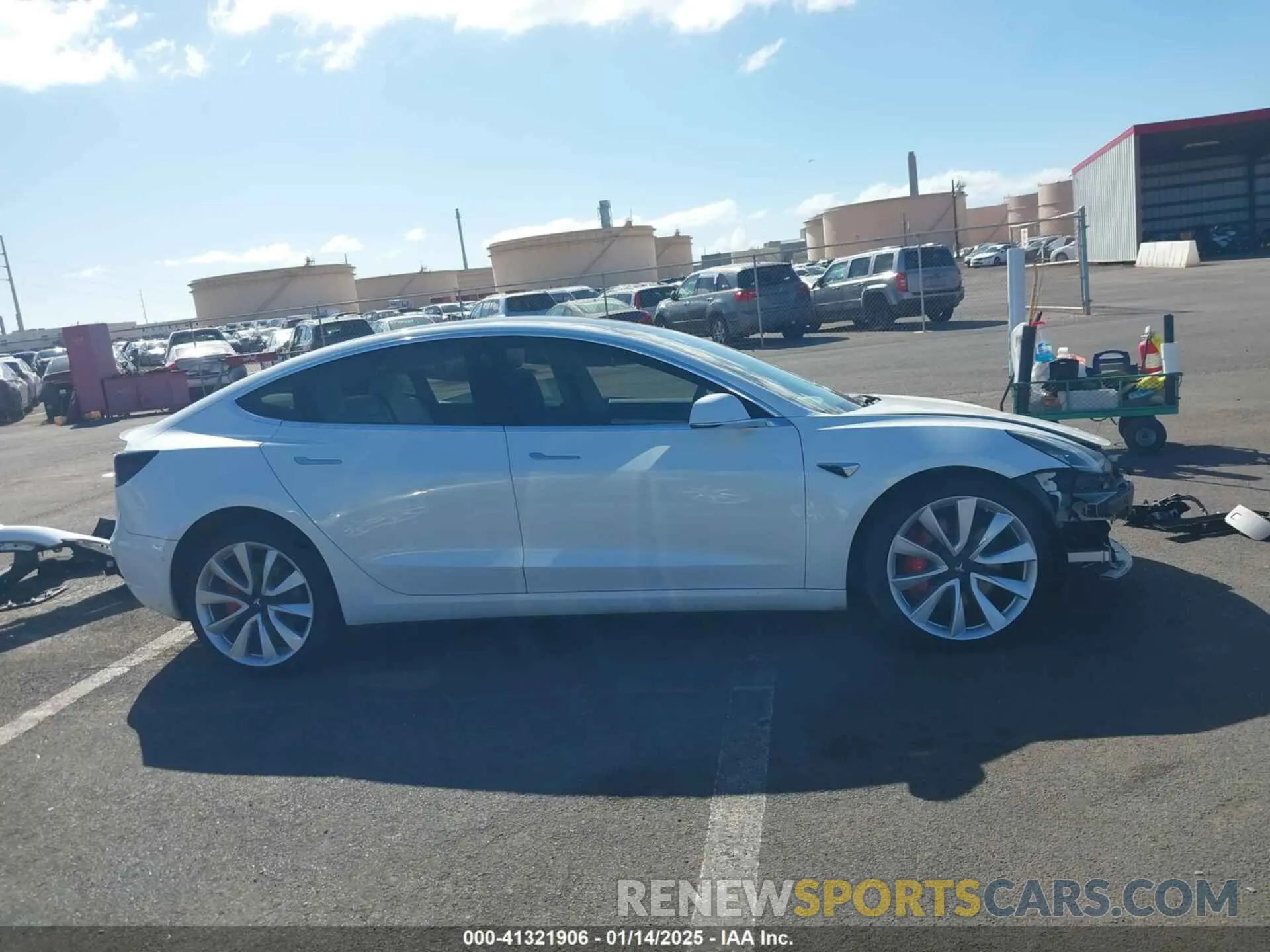 14 Photograph of a damaged car 5YJ3E1EBXKF413806 TESLA MODEL 3 2019