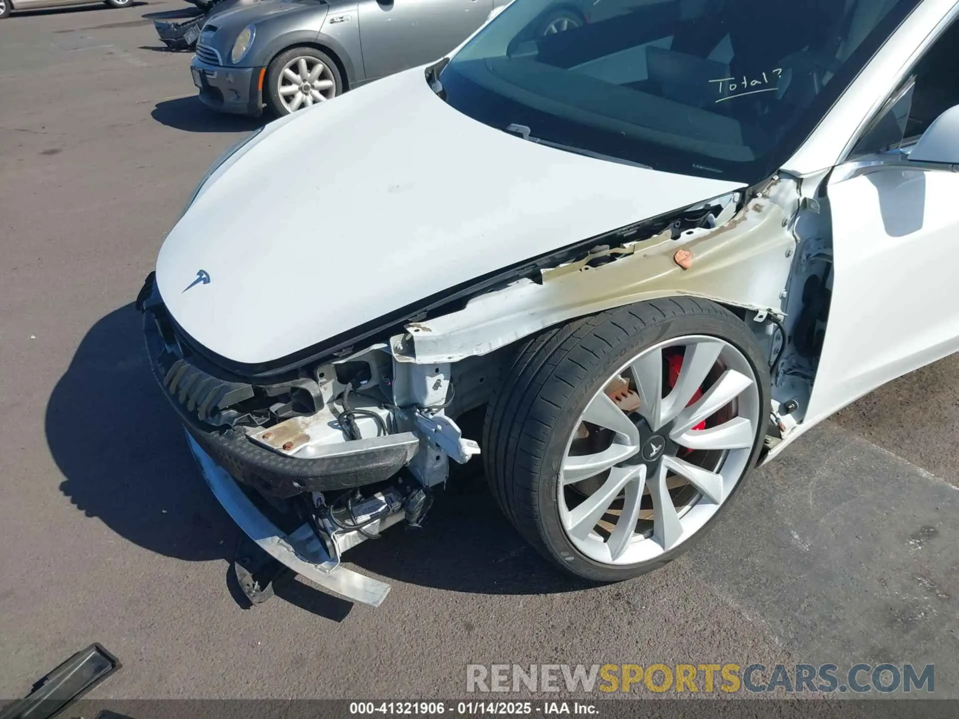 6 Photograph of a damaged car 5YJ3E1EBXKF413806 TESLA MODEL 3 2019