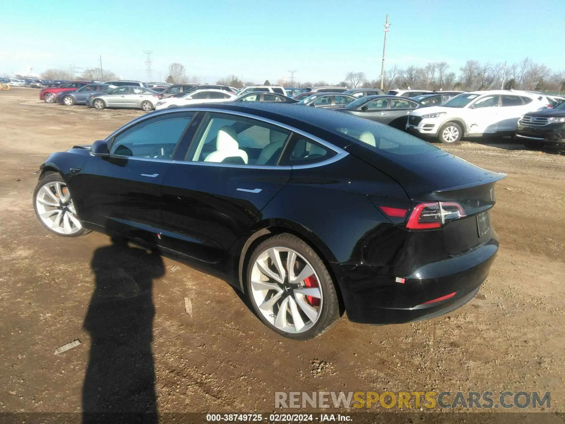 3 Photograph of a damaged car 5YJ3E1EBXKF423154 TESLA MODEL 3 2019