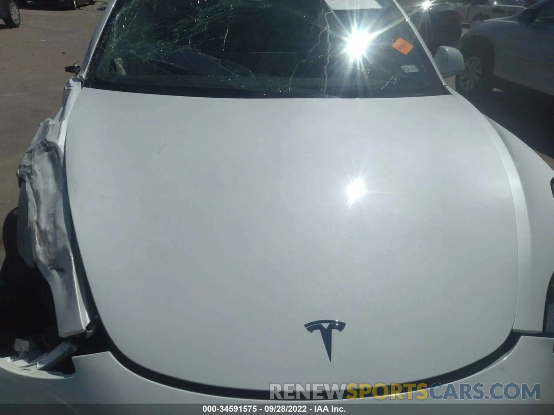 10 Photograph of a damaged car 5YJ3E1EBXKF434106 TESLA MODEL 3 2019