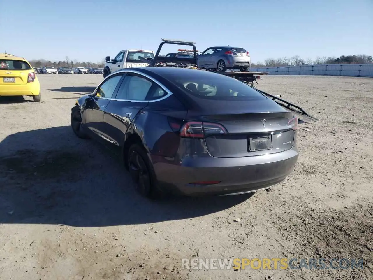 3 Photograph of a damaged car 5YJ3E1EBXKF452122 TESLA MODEL 3 2019