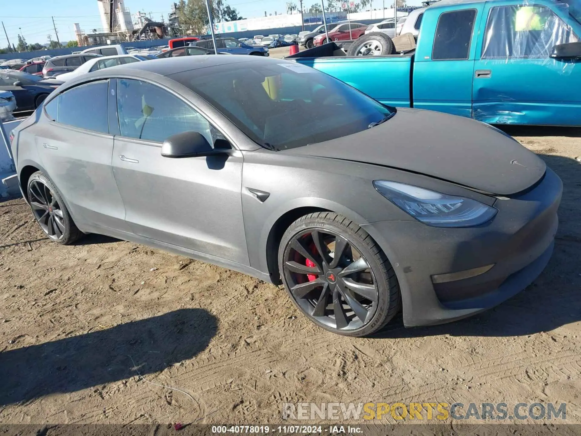 1 Фотография поврежденного автомобиля 5YJ3E1EBXKF476968 TESLA MODEL 3 2019