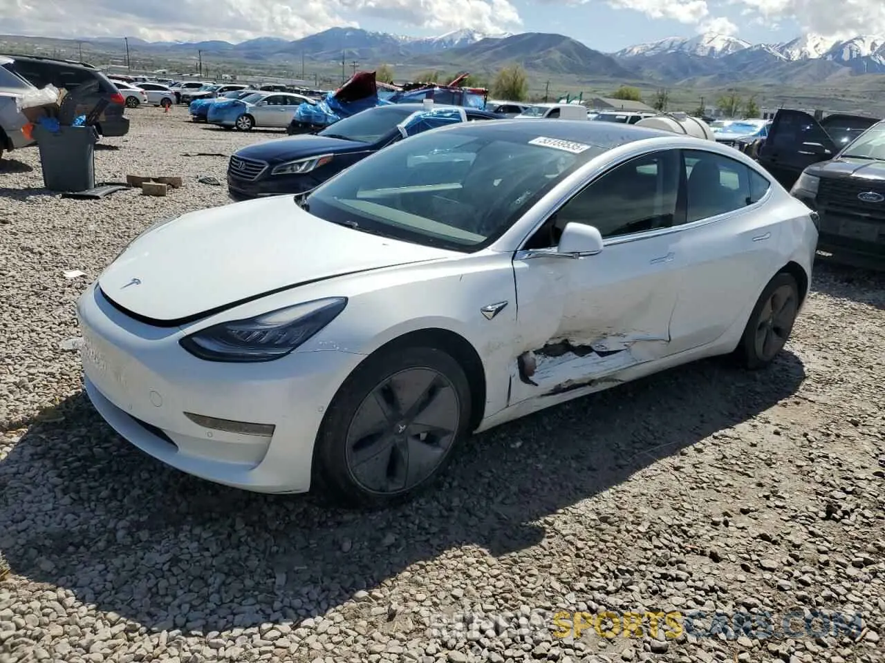 1 Фотография поврежденного автомобиля 5YJ3E1EBXKF494161 TESLA MODEL 3 2019
