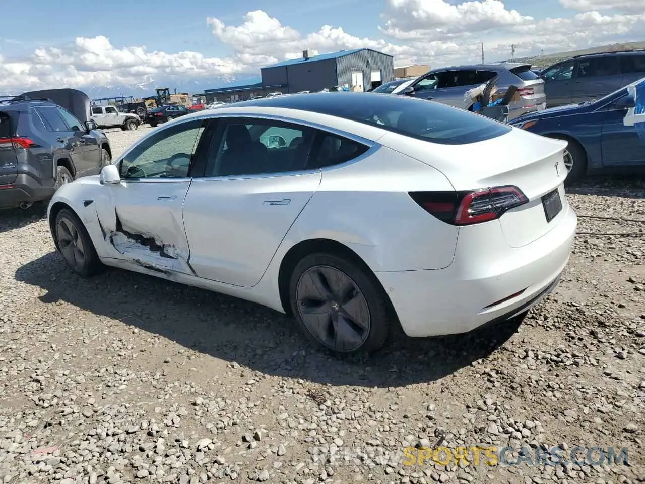 2 Фотография поврежденного автомобиля 5YJ3E1EBXKF494161 TESLA MODEL 3 2019