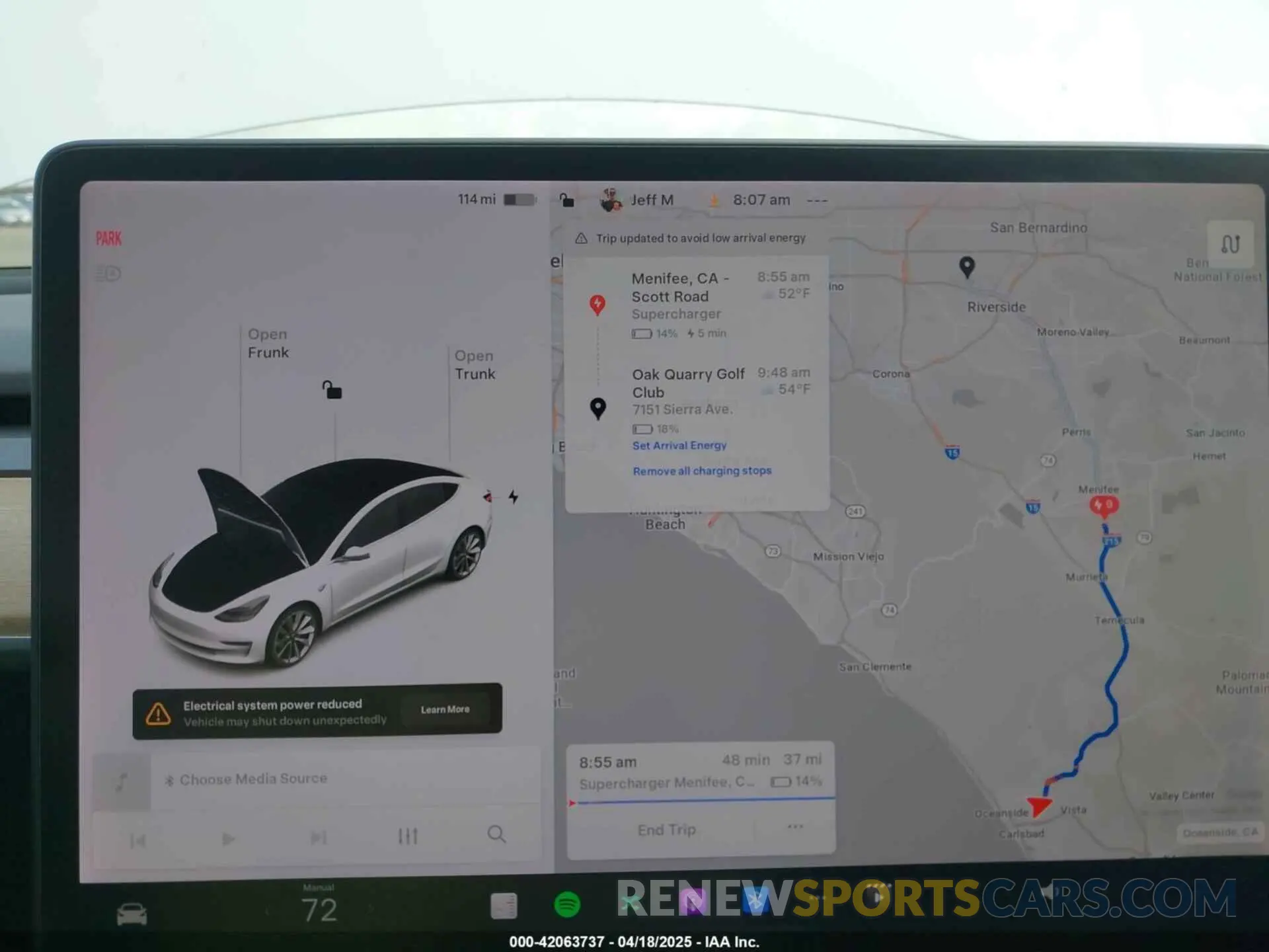 19 Фотография поврежденного автомобиля 5YJ3E1EBXKF512710 TESLA MODEL 3 2019