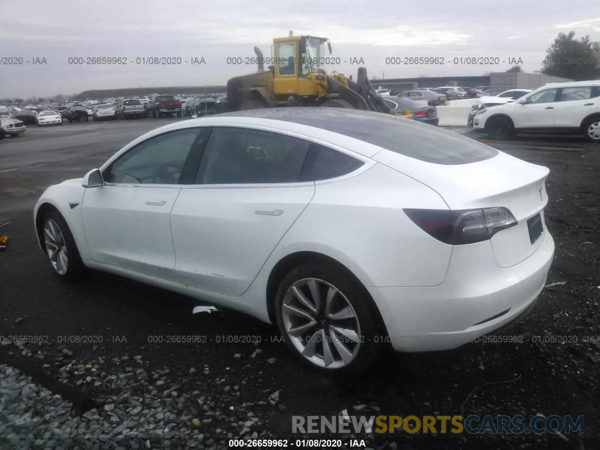 3 Фотография поврежденного автомобиля 5YJ3E1EA0LF590910 TESLA MODEL 3 2020