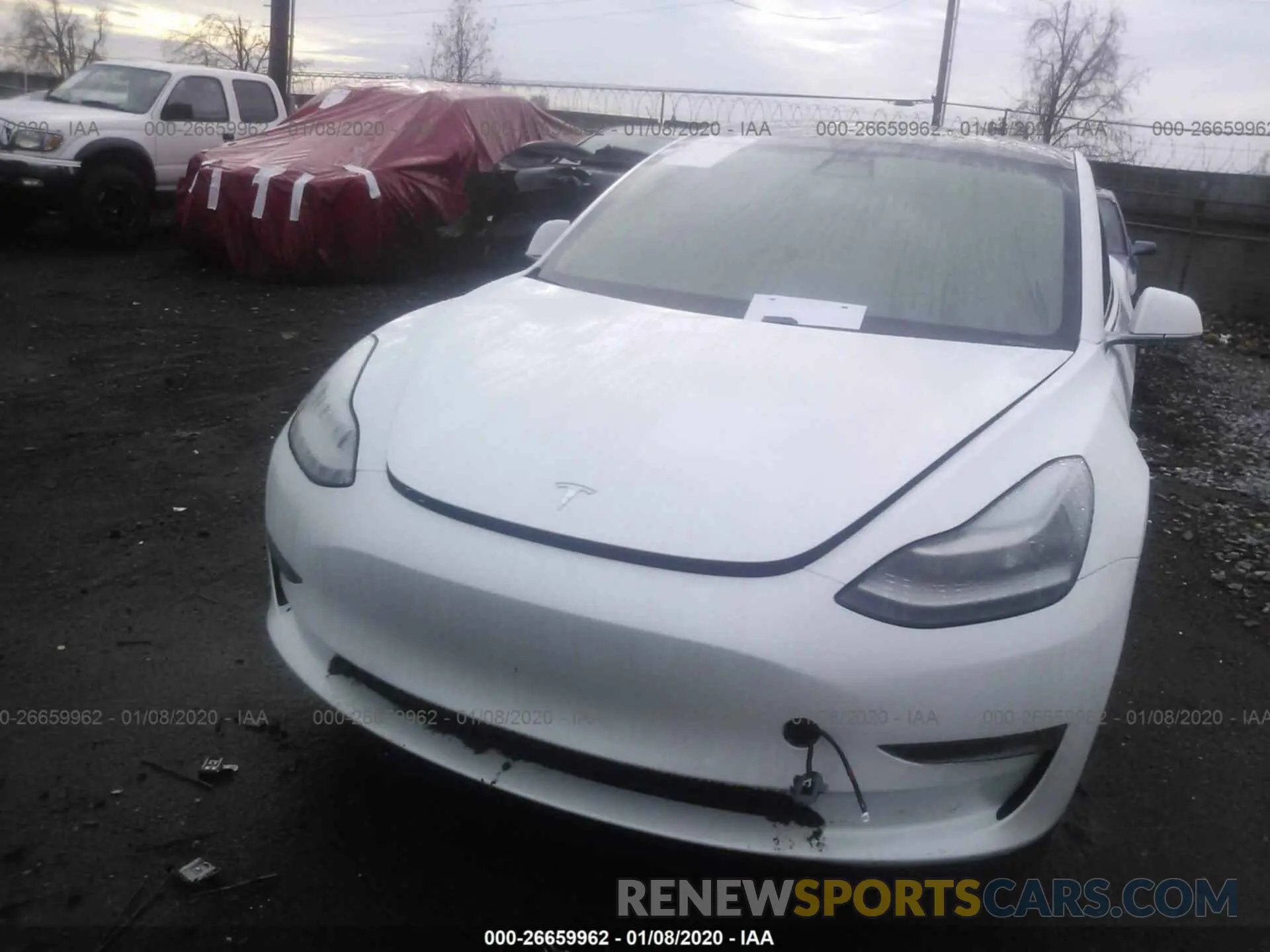 6 Фотография поврежденного автомобиля 5YJ3E1EA0LF590910 TESLA MODEL 3 2020