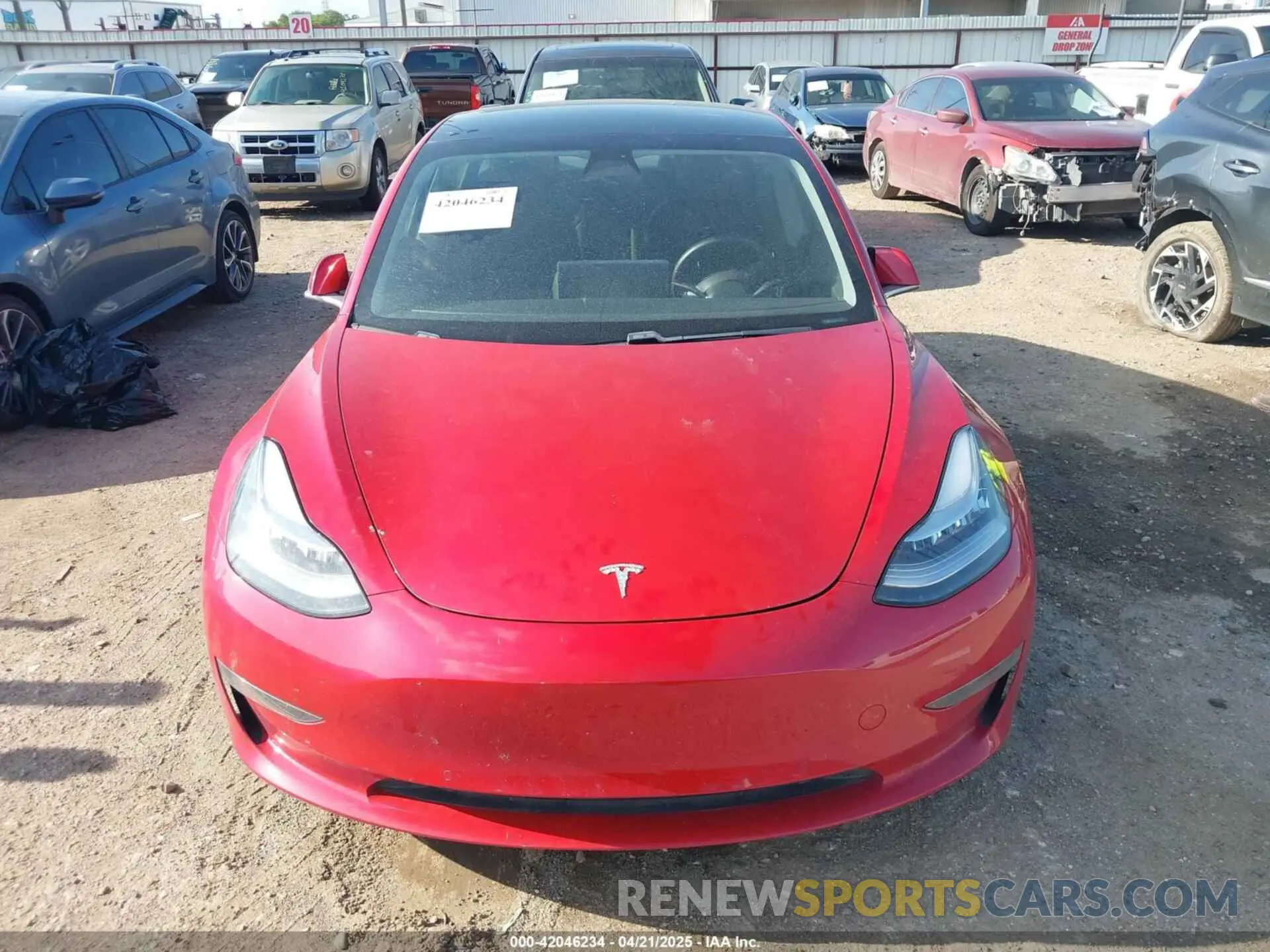 11 Photograph of a damaged car 5YJ3E1EA0LF611657 TESLA MODEL 3 2020