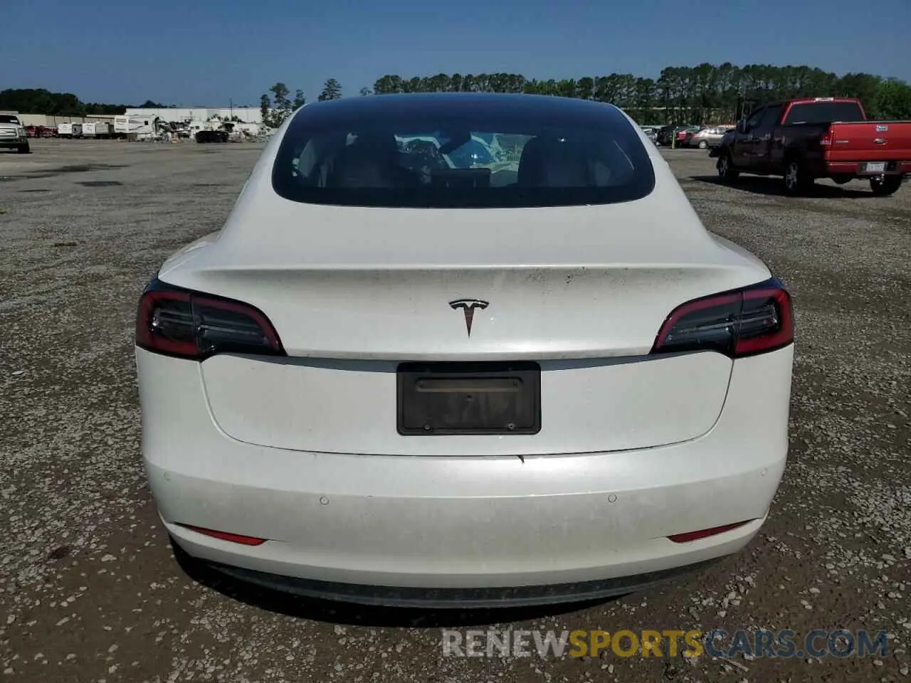 6 Photograph of a damaged car 5YJ3E1EA0LF631844 TESLA MODEL 3 2020