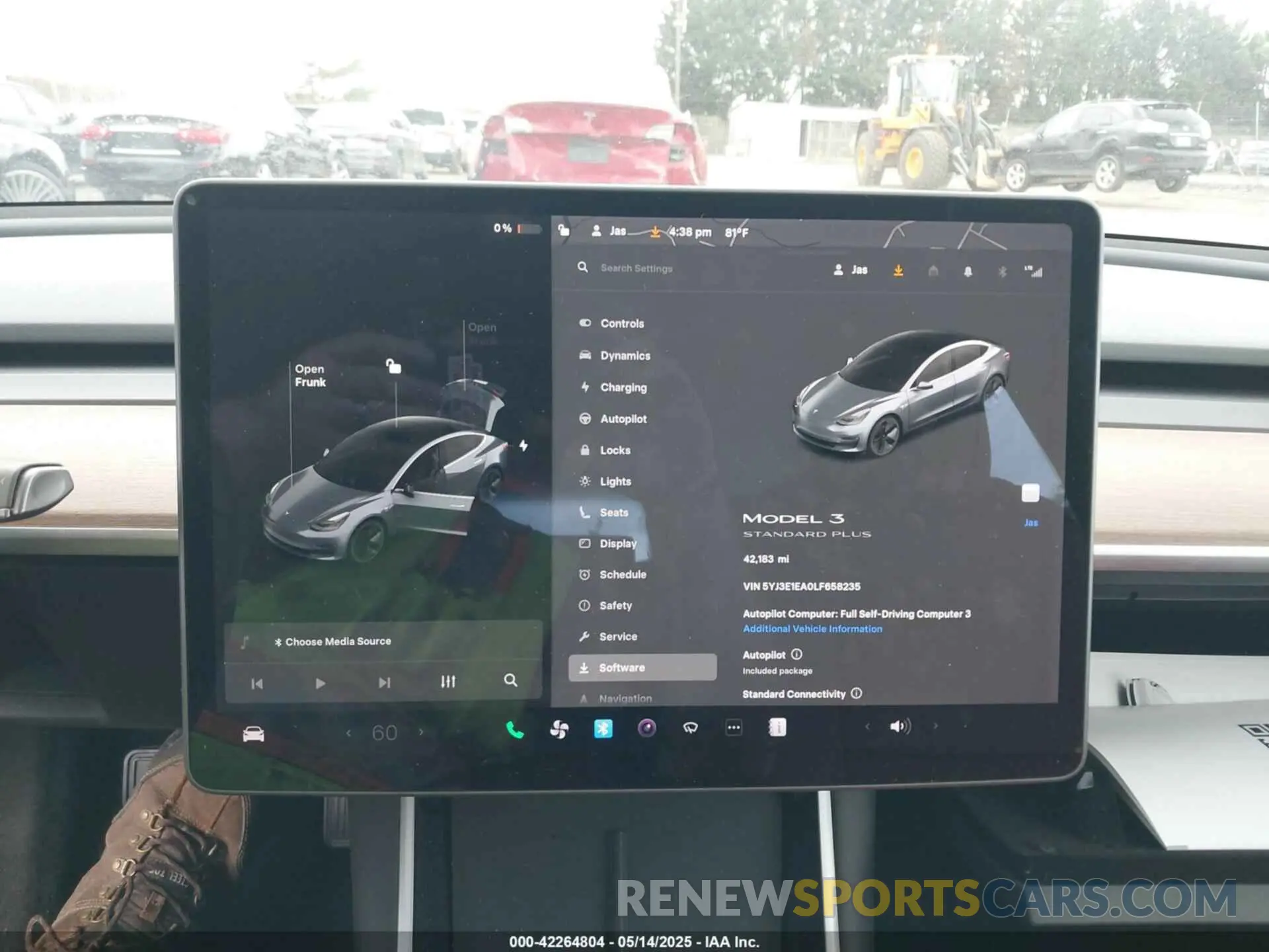 11 Фотография поврежденного автомобиля 5YJ3E1EA0LF658235 TESLA MODEL 3 2020