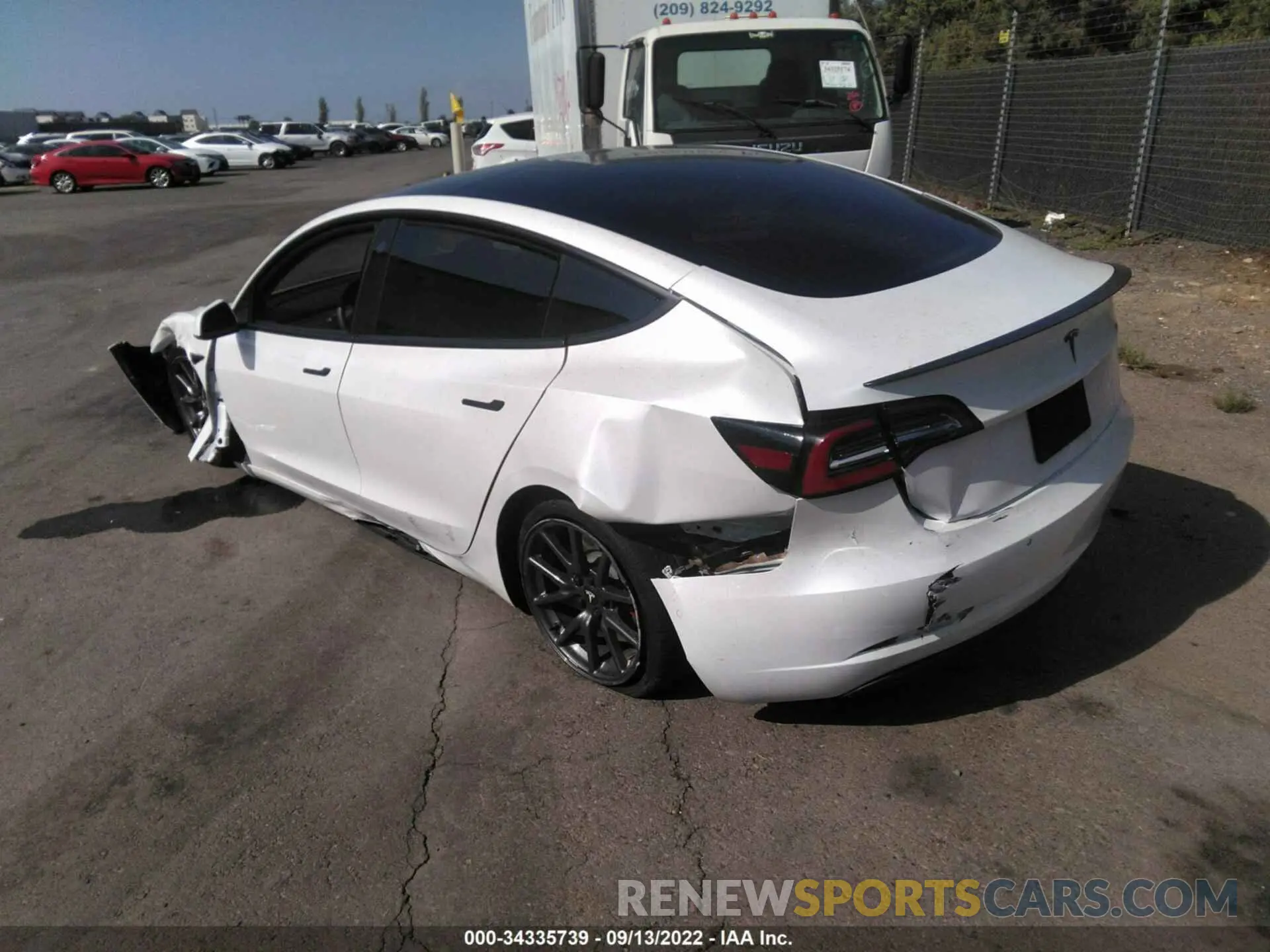 3 Photograph of a damaged car 5YJ3E1EA0LF659272 TESLA MODEL 3 2020