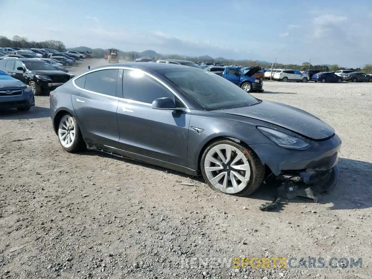 4 Photograph of a damaged car 5YJ3E1EA0LF717655 TESLA MODEL 3 2020