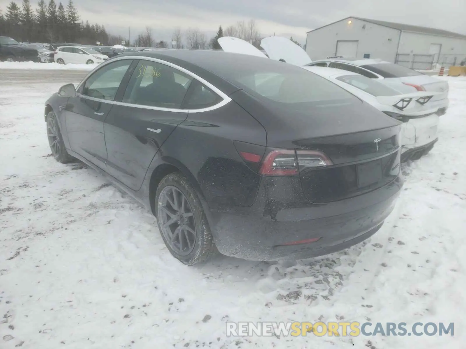 3 Photograph of a damaged car 5YJ3E1EA0LF738439 TESLA MODEL 3 2020