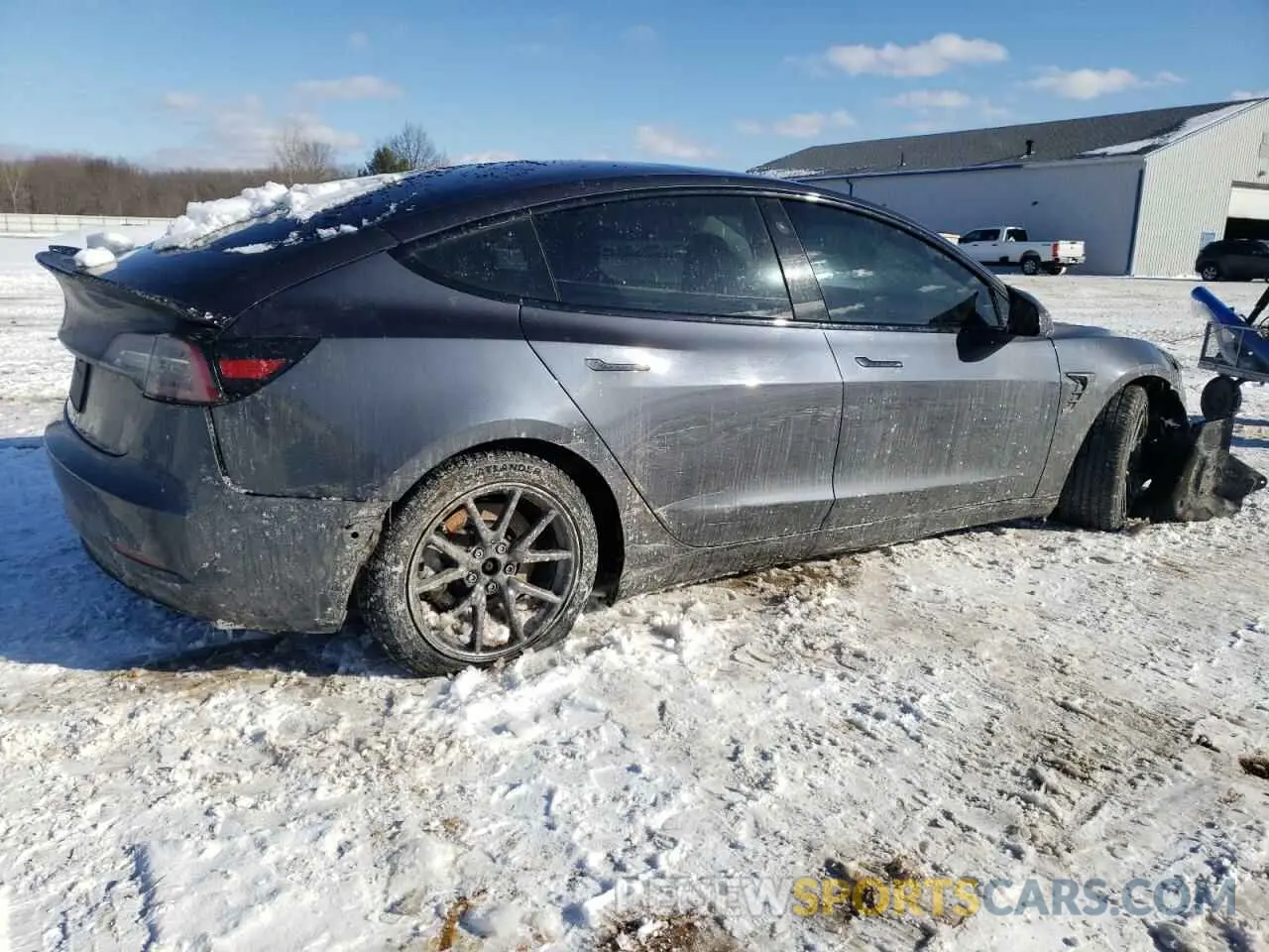 3 Photograph of a damaged car 5YJ3E1EA0LF739266 TESLA MODEL 3 2020