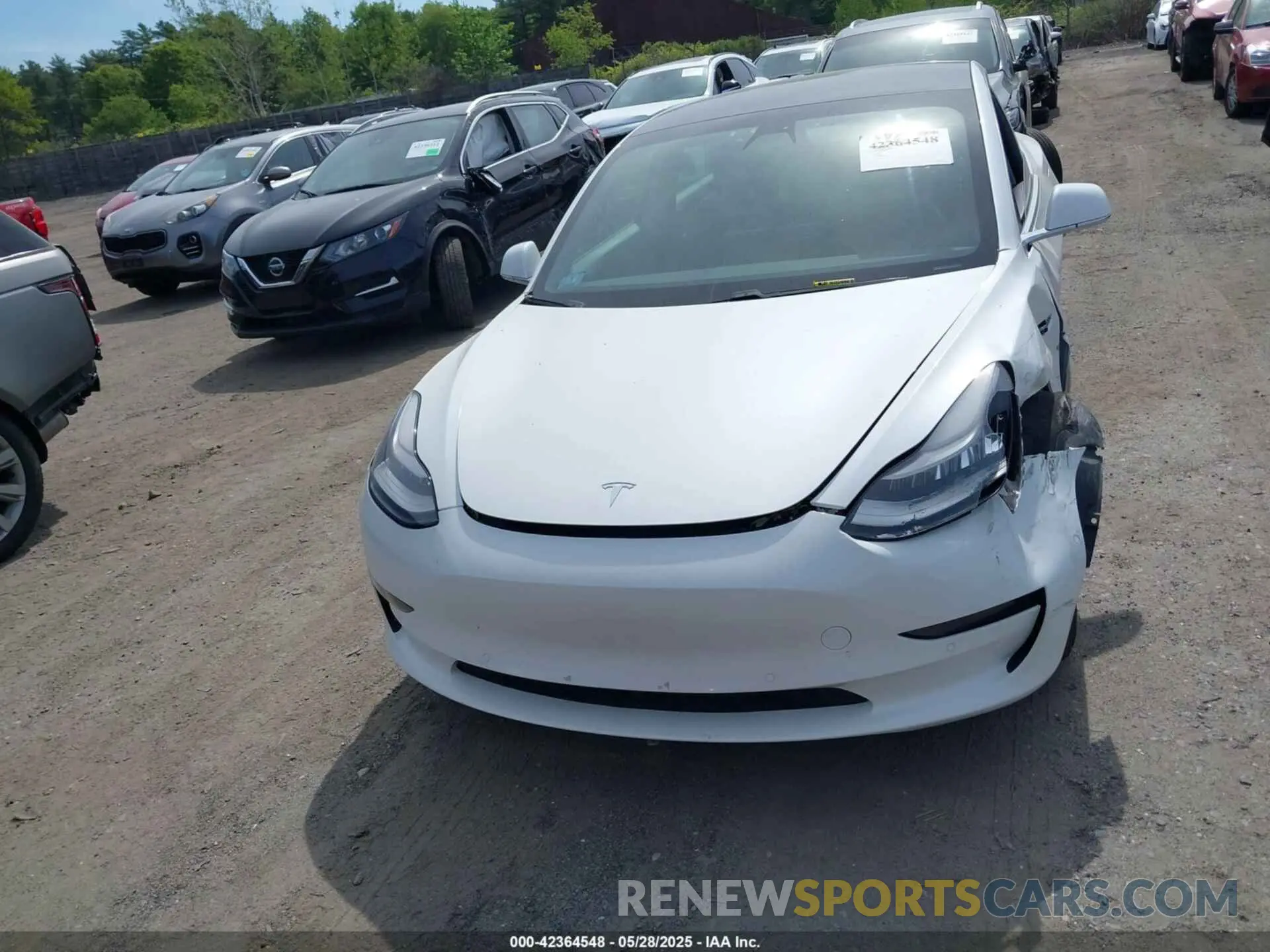 12 Photograph of a damaged car 5YJ3E1EA0LF747089 TESLA MODEL 3 2020