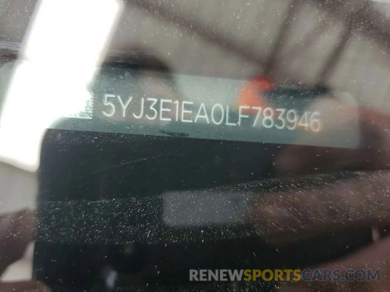 12 Photograph of a damaged car 5YJ3E1EA0LF783946 TESLA MODEL 3 2020