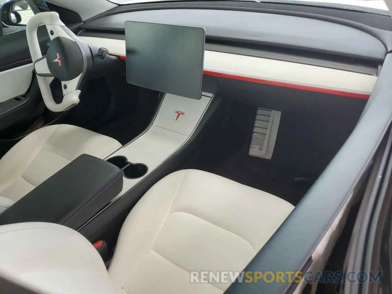 8 Photograph of a damaged car 5YJ3E1EA0LF783946 TESLA MODEL 3 2020