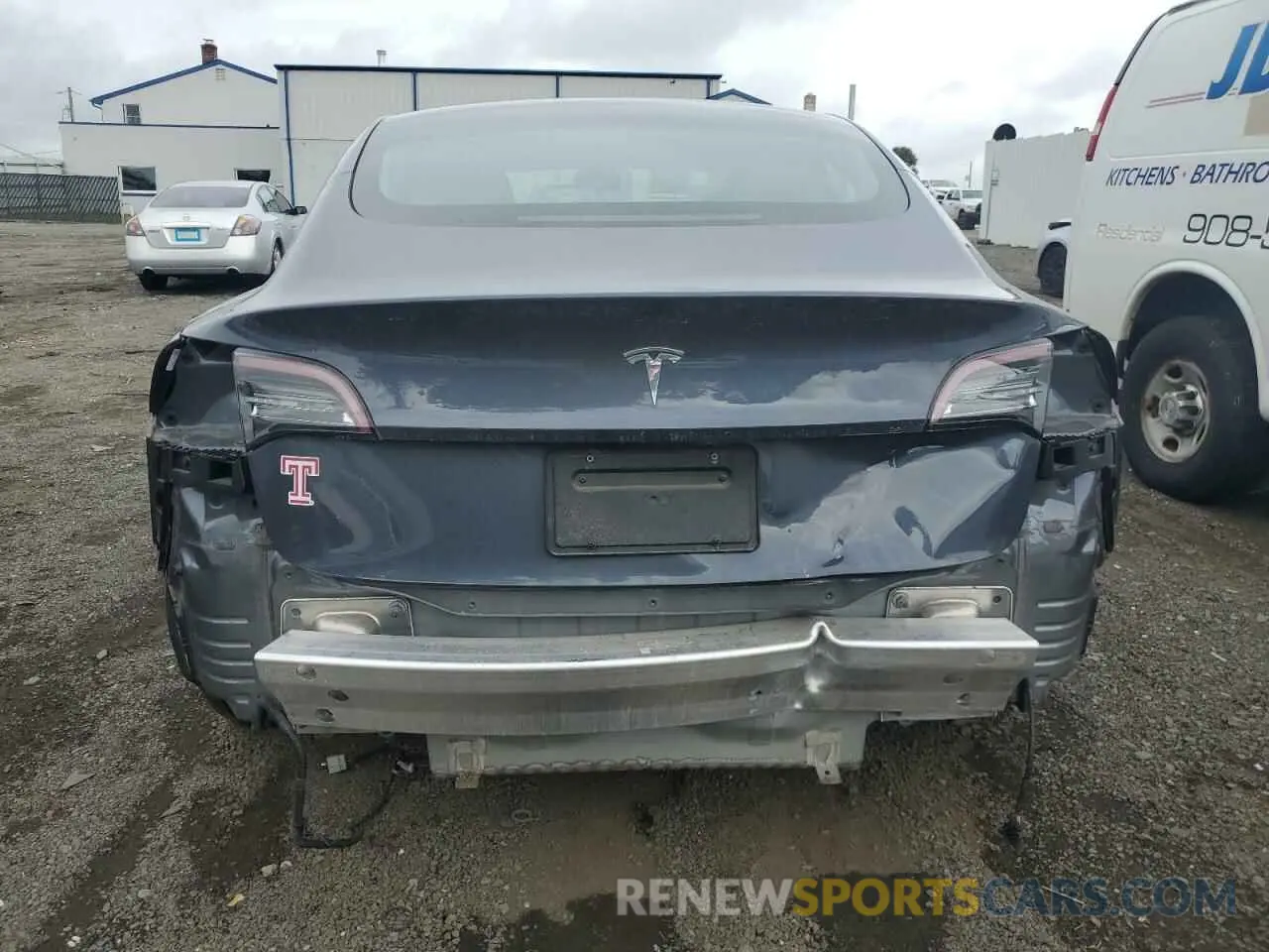 6 Photograph of a damaged car 5YJ3E1EA0LF784840 TESLA MODEL 3 2020