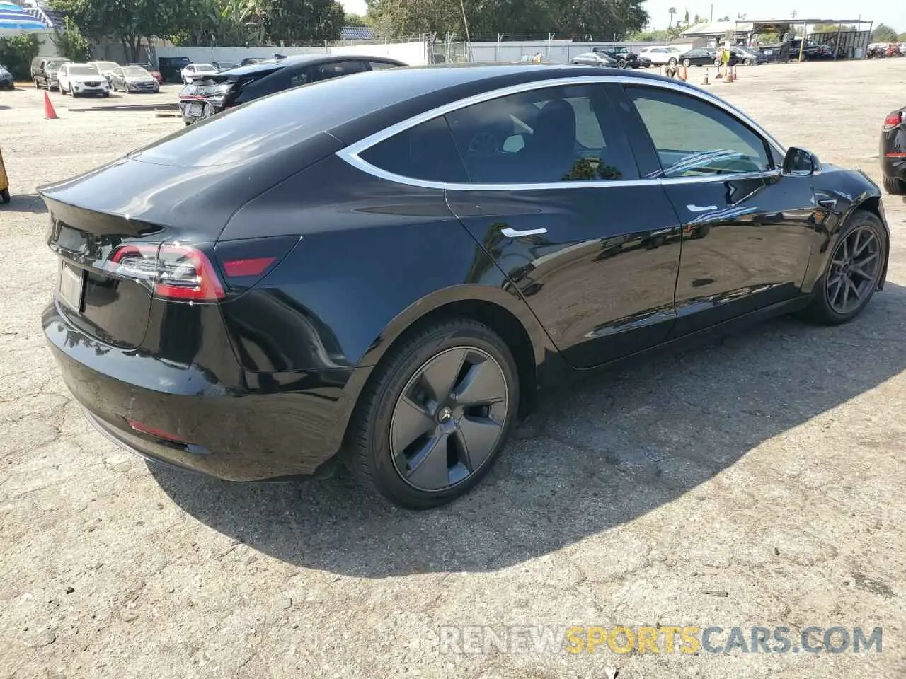 3 Photograph of a damaged car 5YJ3E1EA0LF802155 TESLA MODEL 3 2020