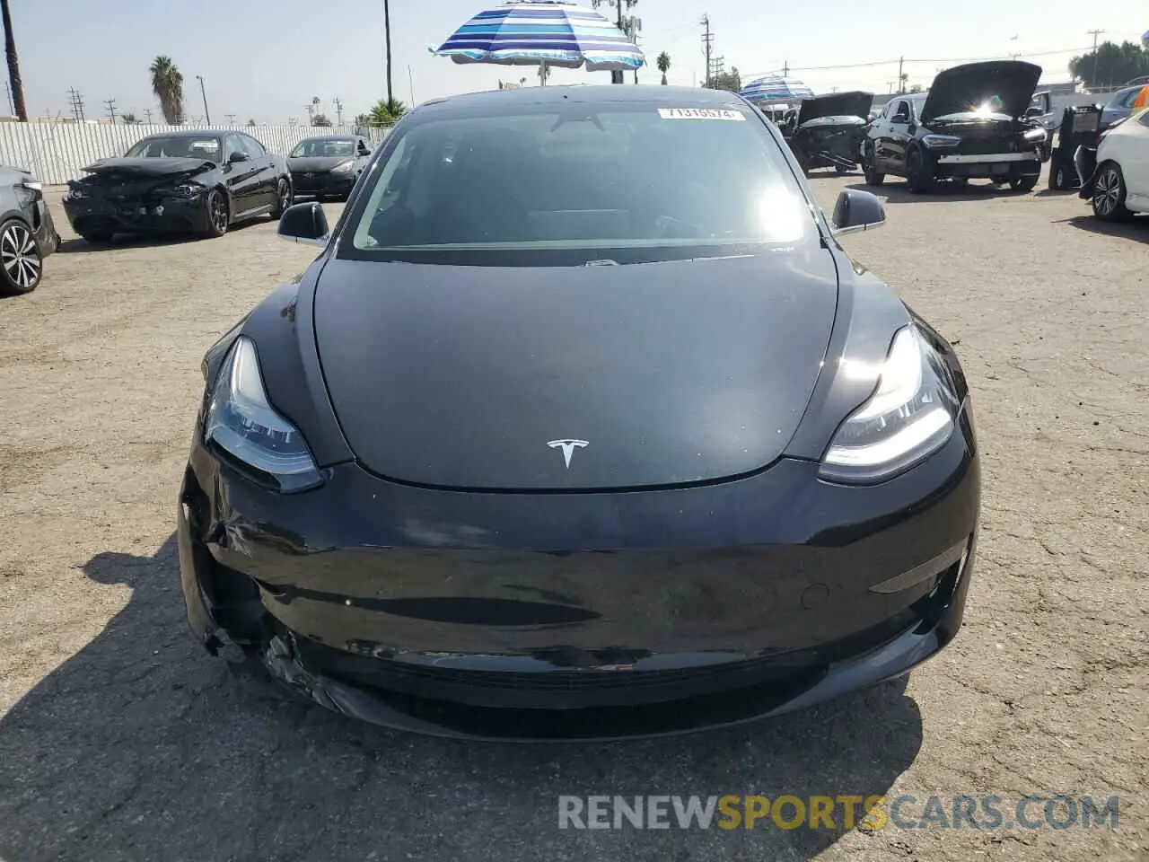 5 Photograph of a damaged car 5YJ3E1EA0LF802155 TESLA MODEL 3 2020